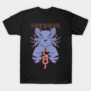 Tee MonMon Cat Lavender T-Shirt